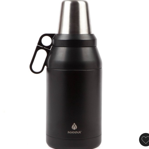 Manna 64oz Stack Growler Black Insulated Stainless Steel Double Wall BPA Free - Picture 5 of 11